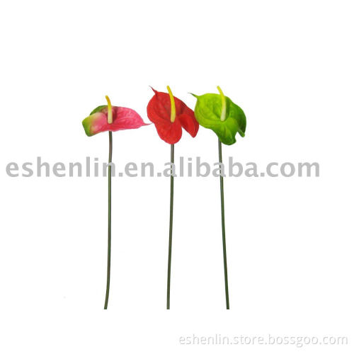 plastic anthurium flower branch